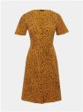 Oranžové šaty s leopardím vzorom M&Co galéria