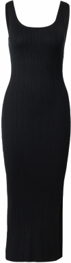 Abercrombie & Fitch Pletené šaty  čierna