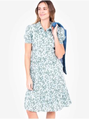 Light Green Women Floral Shirt Dress Brakeburn - Women