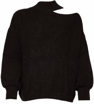 SASSYCLASSY Oversize sveter  čierna