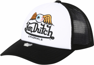 Von Dutch Originals Čiapka 'TRUCKER BAKER'  svetlomodrá / žltá / čierna / biela