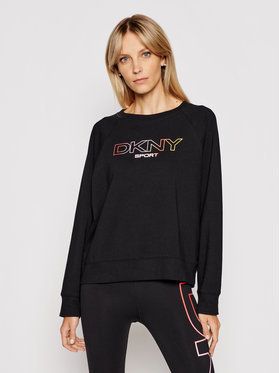 DKNY Sport Mikina DP1T8022 Čierna Regular Fit