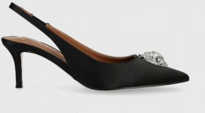 Lodičky Kurt Geiger London Belgravia Sling Back čierna farba, s otvorenou pätou, 9786900609