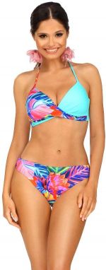 Viacfarebné vzorované push-up bikiny Amanta