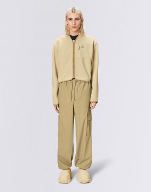 Rains Durban Short Fleece Jacket 24 Sand