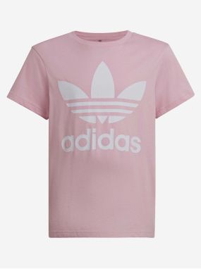 Svetloružové detské tričko adidas Originals