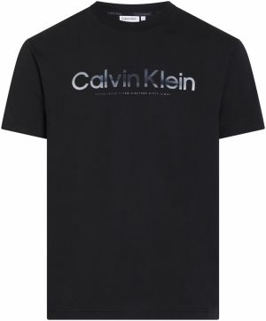 Calvin Klein Big & Tall Tričko  sivá / čierna