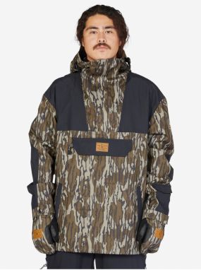 Khaki Men's Winter Patterned Anorak DC - Men