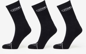 Footshop Basic But Not Basic Socks 3-Pack Black