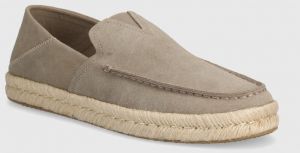 Semišové espadrilky Toms Alonso Loafer Rope béžová farba, 10020865