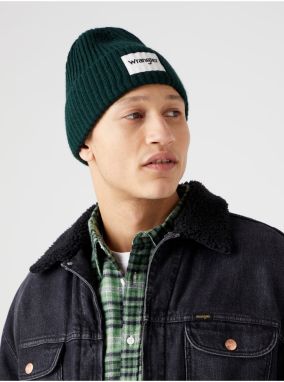 Dark Green Mens Ribbed Winter Beanie Wrangler - Men