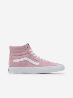 Ružové dámske členkové semišové tenisky VANS UA SK8-Hi