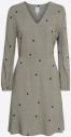 Šedé dámske bodkované šaty ICHI galéria