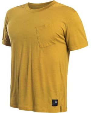 Sensor MERINO AIR Pánske tričko, žltá, veľkosť
