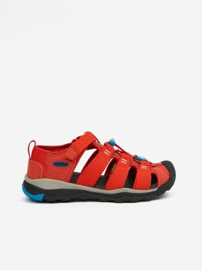 Red Kids Outdoor Sandals Keen Newport Neo H2 - Girls