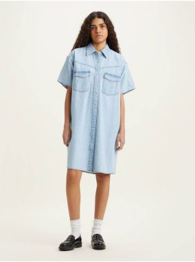 Levi's Light Blue Denim Shirt Dress Levi's® Elowen Western - Women