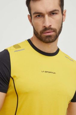 Športové tričko LA Sportiva Tracer žltá farba, vzorované, P71100999