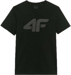 4F T-SHIRT BASIC Pánske tričko, čierna, veľkosť