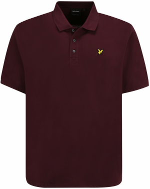 Lyle & Scott Big&Tall Tričko  žltá / burgundská / čierna