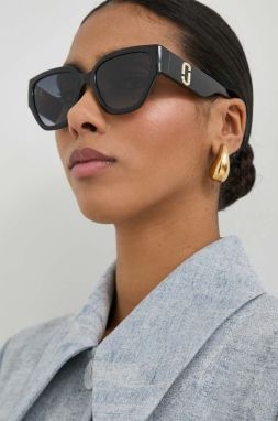 Slnečné okuliare Marc Jacobs dámske, čierna farba, MARC 724/S