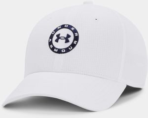 Under Armour Cap Jordan Spieth Tour Adj Hat-WHT - Mens