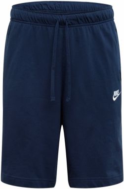 Nike Sportswear Nohavice  námornícka modrá / biela