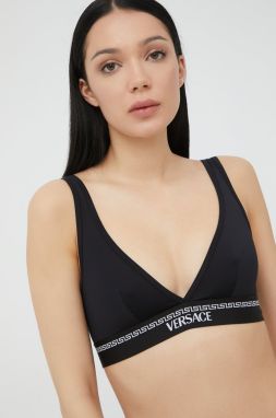Podprsenka Versace čierna farba, jednofarebná, AUD04069 1A02541