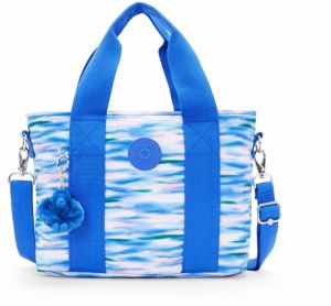 KIPLING Shopper 'MINTA'  kráľovská modrá / biela