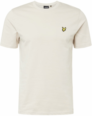 Lyle & Scott Tričko  svetlobéžová / žltá / čierna