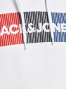 Biela mikina s kapucou Jack & Jones Corp galéria