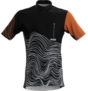 Rosti CURVE Pánsky cyklistický dres, čierna, veľkosť