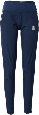 BIDI BADU Športové nohavice  námornícka modrá / biela
