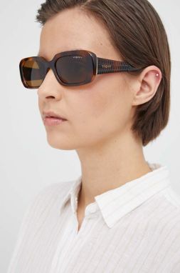 Slnečné okuliare VOGUE dámske, hnedá farba, 0VO5565S
