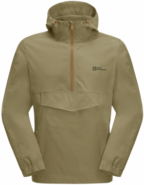 JACK WOLFSKIN Outdoorová bunda 'DESERT WIND'  olivová