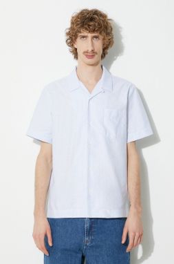 Bavlnená košeľa A.P.C. chemise lloyd avec logo pánska, regular, COGUH-H12585