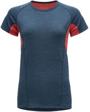 Devold RUNNING MERINO 130 T-SHIRT Dámske tričko, modrá, veľkosť