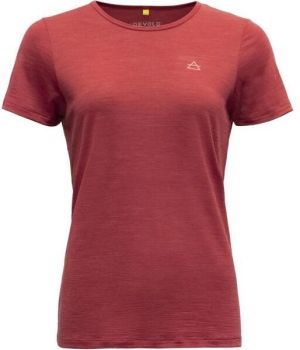 Devold VALLDAL WOMAN TEE Dámske tričko, červená, veľkosť