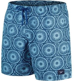 Speedo PRINTED LEISURE 18 WATERSHORT Pánske plavecké šortky, modrá, veľkosť