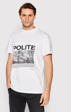 Young Poets Society Tričko Polite Daylen 107078 Biela Regular Fit