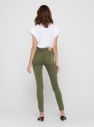 Zelené skinny fit nohavice Jacqueline de Yong Lara galéria