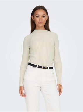 Cream women's ribbed sweater JDY Magda - Ladies