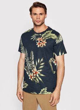 Jack&Jones PREMIUM Tričko Tropic 12203764 Tmavomodrá Regular Fit