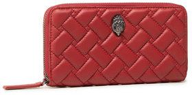 Kurt Geiger Veľká dámska peňaženka Zip Around Wallet Eagle 1803051109 Červená