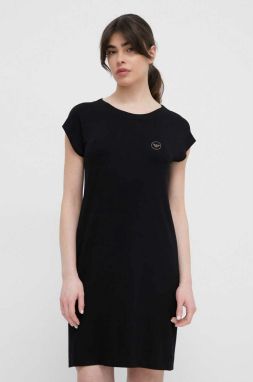 Nočná košeľa Emporio Armani Underwear dámska, čierna farba