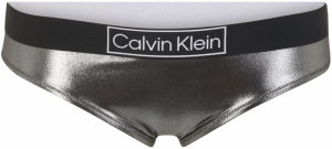 Calvin Klein Swimwear Plus Bikinové nohavičky  striebornosivá / čierna / biela