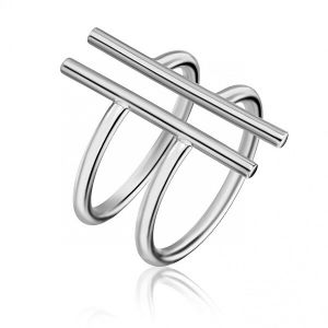 Emily Westwood Dizajnový otvorený oceľový prsteň WR1033S