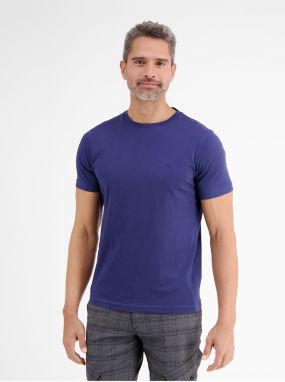 Dark blue men's basic T-shirt LERROS - Men