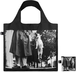 Loqi Elliott Erwitt - Dog Jumping Recycled Bag