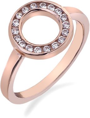 Hot Diamonds Prsteň Emozioni Saturno Rose Gold ER002 51 mm