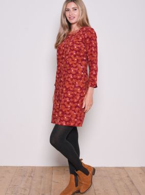 Brakeburn Red Patterned Dress